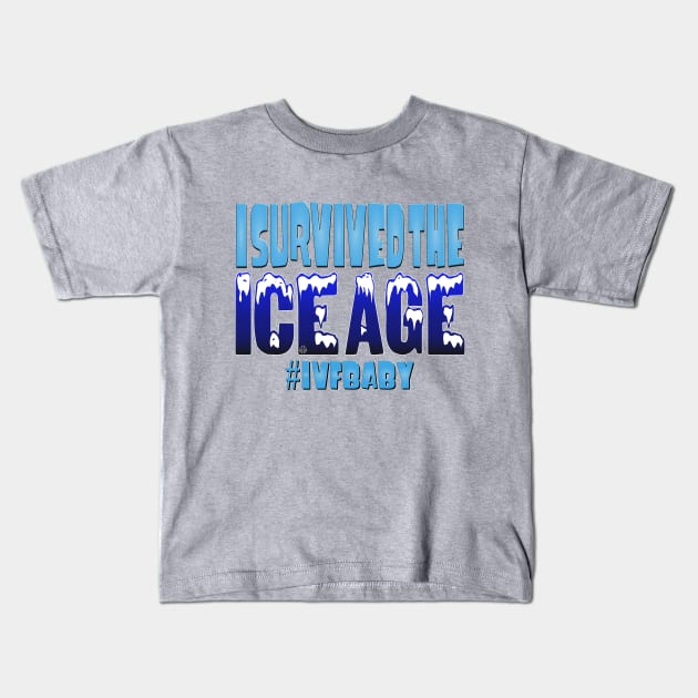 I Survived The Ice Age Kids T-Shirt by Turnbill Truth Designs